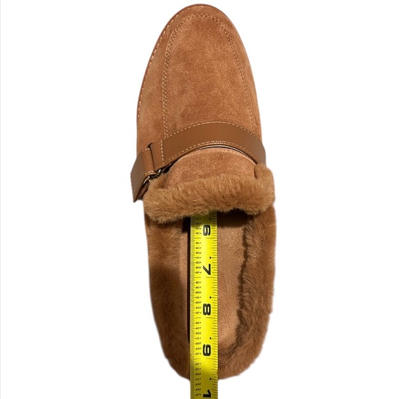 VIONIC Kailen Women’s Suede Mule Loafer Tan Suede Soft Sherpa Fur-Lined 6 - Picture 16 of 16